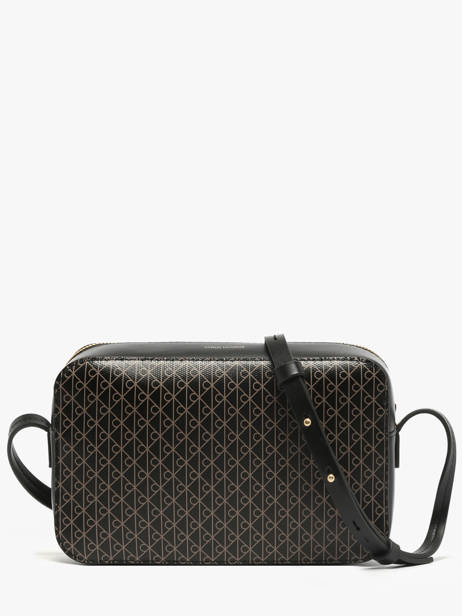 Sac Bandoulière Coated Emblem Calvin klein jeans Noir coated emblem 4F3268G vue secondaire 3