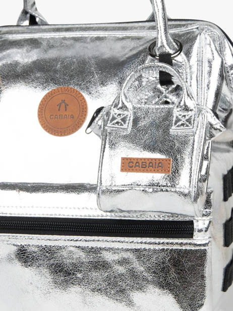 Porte-clefs Cabaia Argent lucky star STA vue secondaire 1