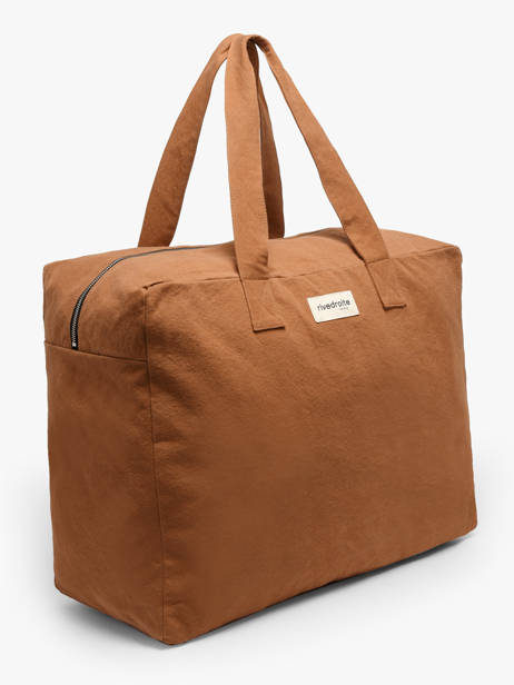 Le Grand Sac Shopping Elzevir Coton Recyclé Rivedroite Marron timeless ELZEVTIM vue secondaire 1