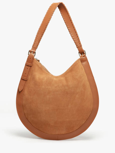 Sac Hobo M Cuir Paul marius Marron vintage M vue secondaire 3