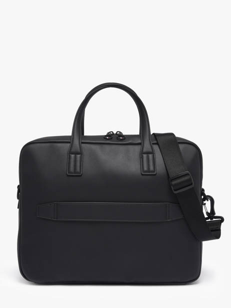 Porte Documents (main) Tommy hilfiger Noir th flag AM13989 vue secondaire 3