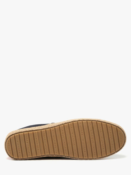 Espadrilles En Cuir Tommy hilfiger Bleu men 5792DW5 vue secondaire 4