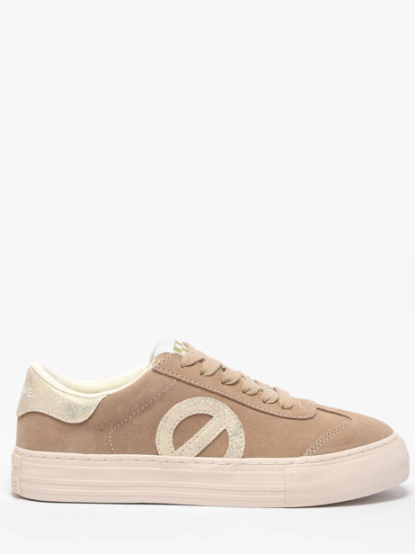 Sneakers En Cuir No name Beige women ACEZ0404