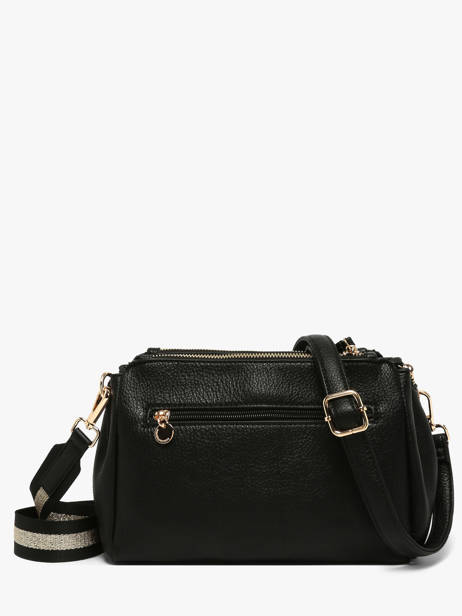 Sac Bandoulière Soft Lulu castagnette Noir soft 2 vue secondaire 4
