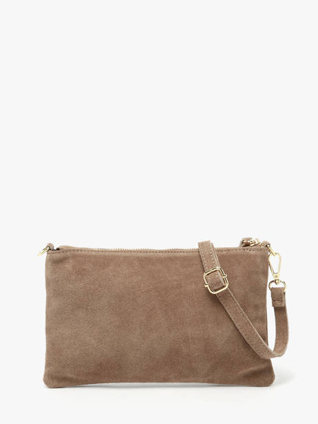 Sac Bandoulière Velvet Cuir Milano Marron velvet VE24111O vue secondaire 4