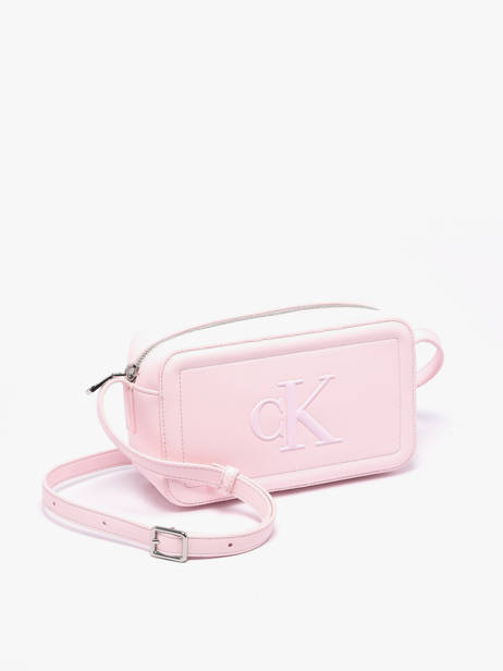 Sac Bandoulière Bold Calvin klein jeans Rose bold 4F3220G vue secondaire 2
