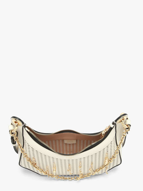 Sac Bandoulière M Croisette Charms Cuir Lancel Blanc croisette A14012 vue secondaire 4
