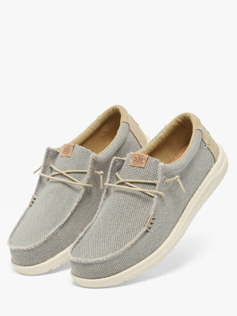 Mocassins Wally Braided Hey dude Bleu men 40003 vue secondaire 2