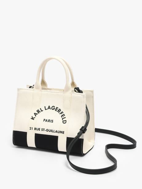 Sac Bandoulière Rsg Coton Karl lagerfeld Blanc rsg A3W50027 vue secondaire 2