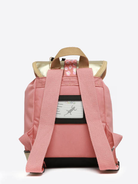Sac à Dos 1 Compartiment Cameleon Rose vintage fantasy PBVGSD25 vue secondaire 4