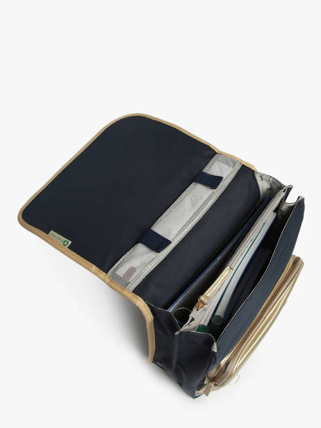 Sac à Dos 3 Compartiments Cameleon Bleu vintage fantasy PBVGSD39 vue secondaire 3