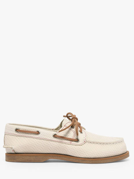 Chaussures Bateau En Cuir Timberland Beige women 2Q9XEN71