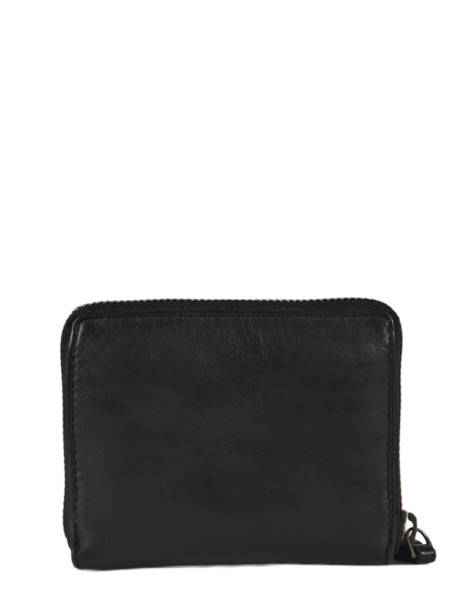 Porte-monnaie Texas Cuir Biba Noir heritage BT11 vue secondaire 2