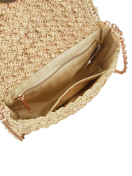 Sac Bandoulière Moon Raphia Vanessa bruno Beige moon raphia 73V40533 vue secondaire 4