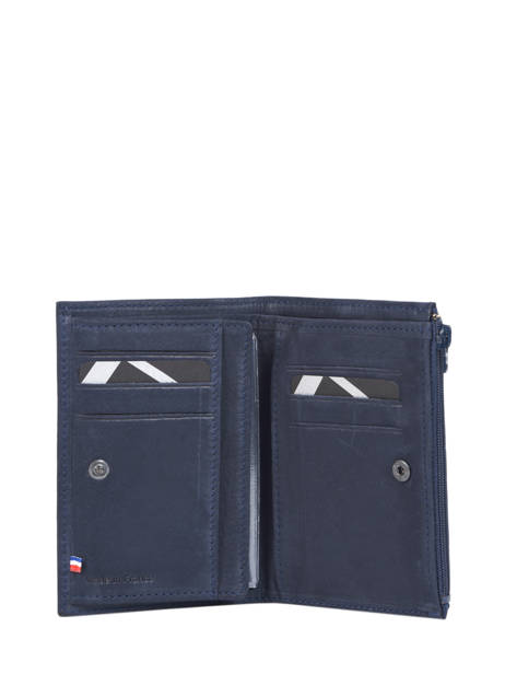 Porte-monnaie Etincelle Nubuck Cuir Etrier Bleu etincelle nubuck EETN619 vue secondaire 1