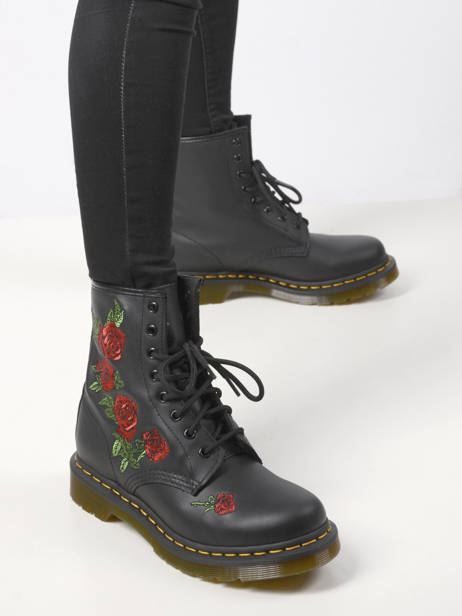 Bottines 1460 Vonda En Cuir Dr martens Noir women 24722001 vue secondaire 2