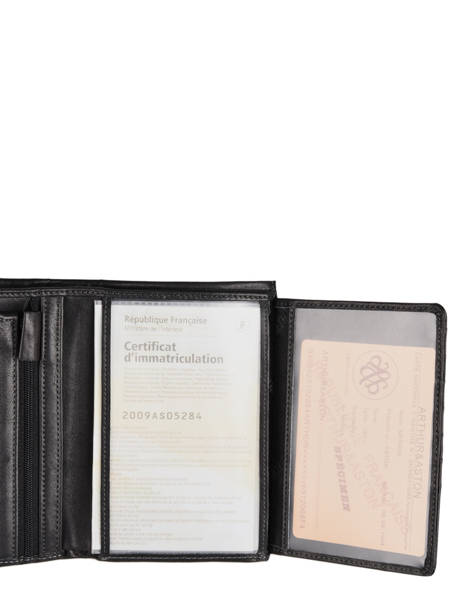 Portefeuille Arthur Cuir Arthur & aston Noir johany 805 vue secondaire 3