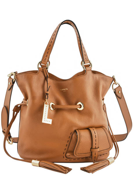 Sac Seau M Premier Flirt Cuir Lancel Marron premier flirt A10110