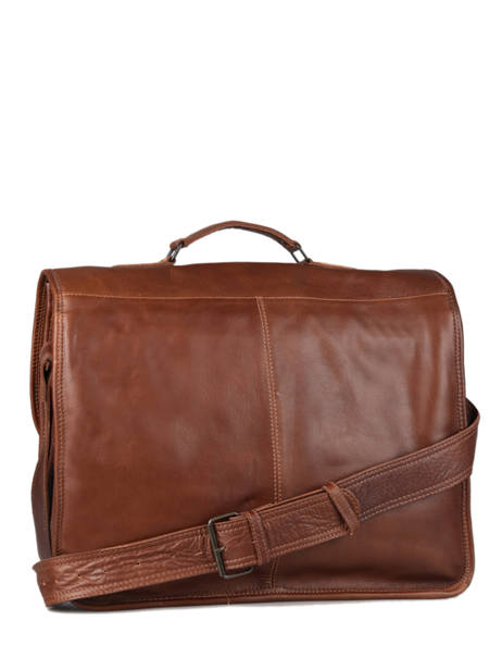 Lecartable L Paul marius Marron vintage L vue secondaire 3