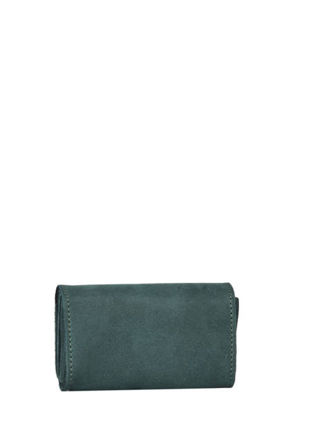 Porte-monnaie Etincelle Nubuck Cuir Etrier Vert etincelle nubuck EETN650 vue secondaire 2