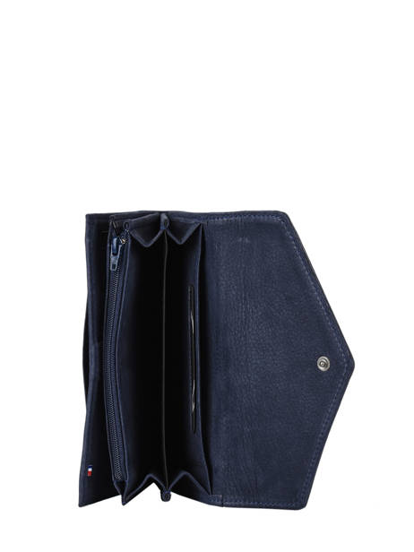 Portefeuille Cuir Etrier Bleu etincelle nubuck EETN701 vue secondaire 2