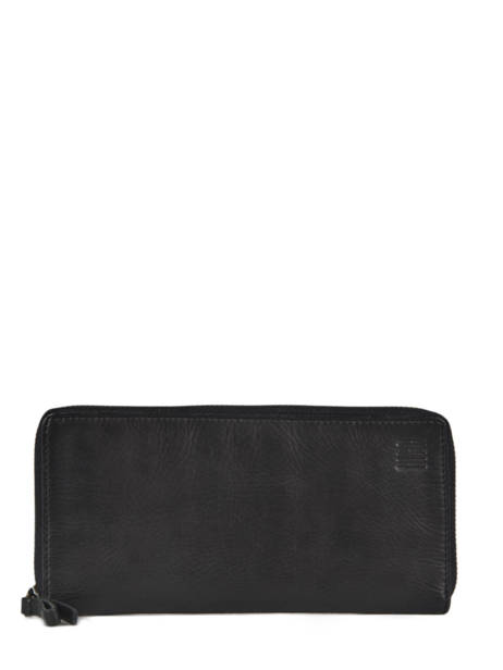 Portefeuille Cuir Biba Noir heritage BT10