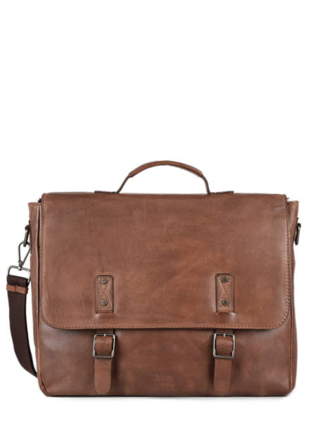 Porte-documents Basilic pepper Marron traveler BTRA02