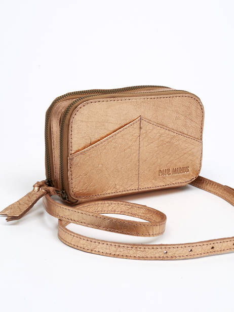 Sac Banane/bandoulière Paula Cuir Paul marius Rose vintage PAULA vue secondaire 3