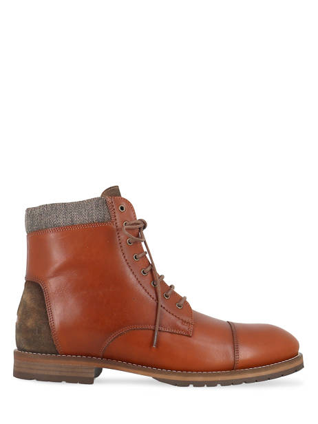 Bottines En Cuir En Cuir Le formier Marron men NW381