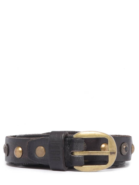 Ceinture Femme Whitney Cuir Biba Noir belt WHIT3A