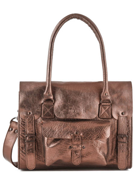 Sac Lerive Gauche M  Cuir Paul marius Marron vintage M