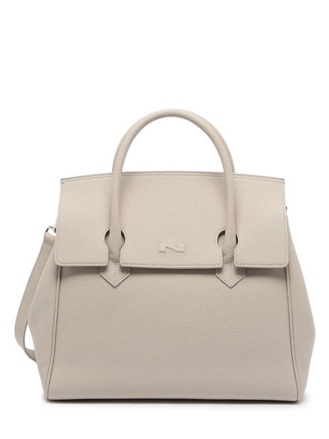 Sac à Main Clara Cuir Nathan baume Beige nathan 2