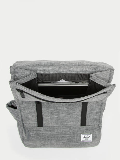 Sac Ã  Dos 1 Compartiment Herschel Gris classics 11404 vue secondaire 2