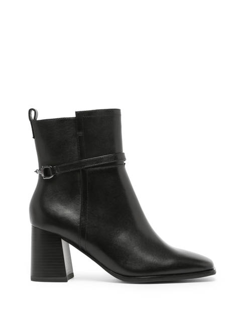 Bottines à Talon En Cuir Tamaris Noir women 41